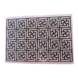 Maze Embossing Folder 4x6 Inch Geometric Design For Crafts & Cards Plastic